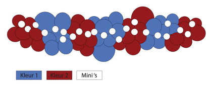 Kies zelf je kleuren Ballonslinger