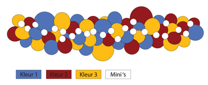 Kies zelf je kleuren Ballonslinger