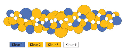 Kies zelf je kleuren Ballonslinger