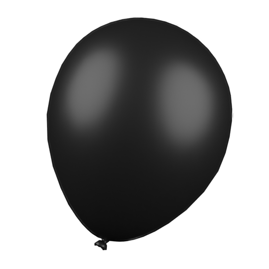 Globos negros, paquete múltiple.