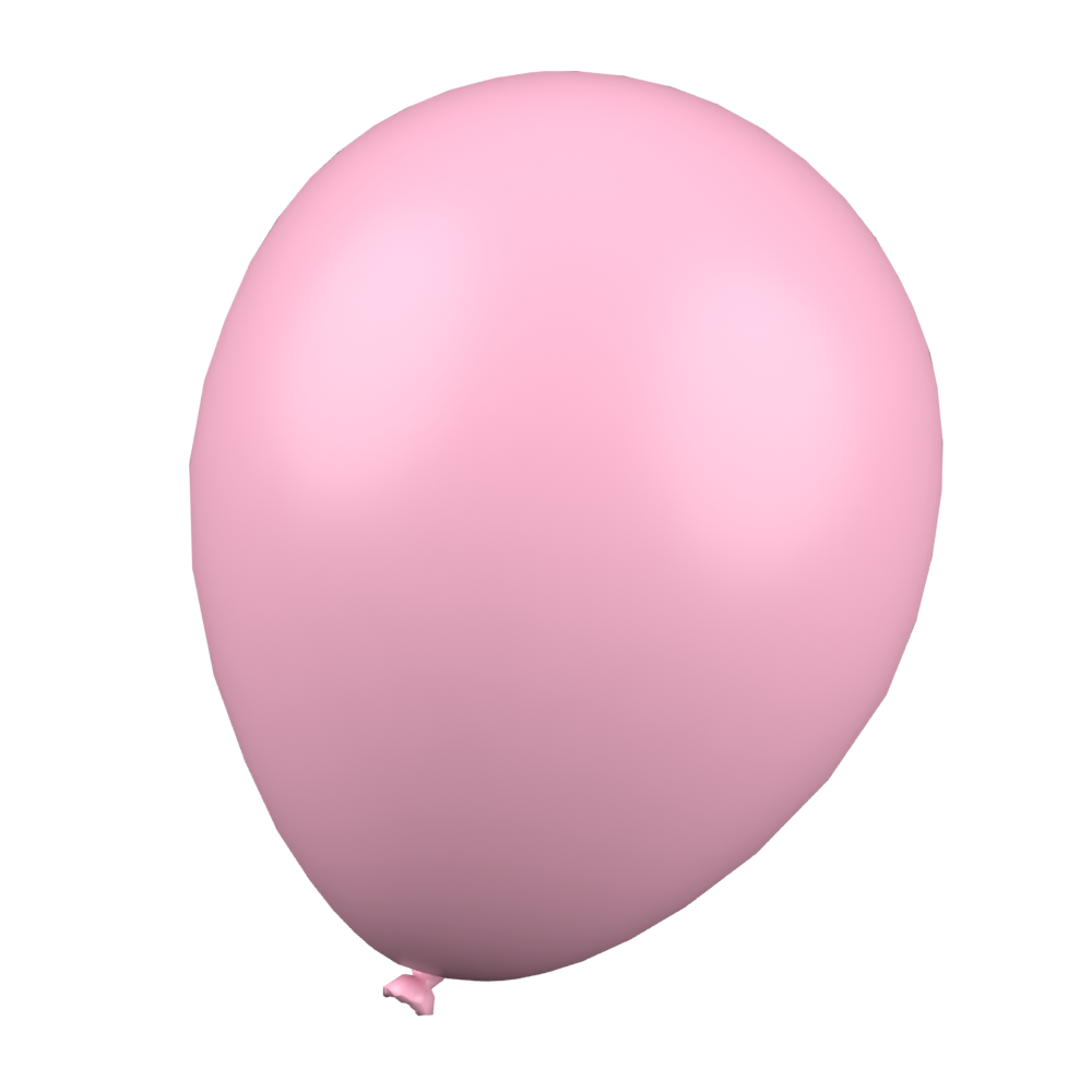 Bubble gum pink balloons, multi pack