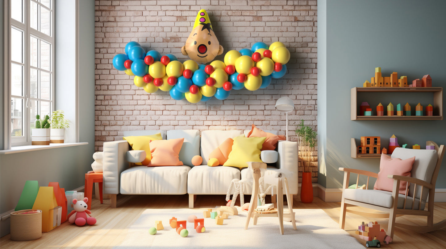 Balloon Garland with Bumba balloon