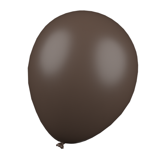 Chocoladebruine ballonnen, multiverpakking