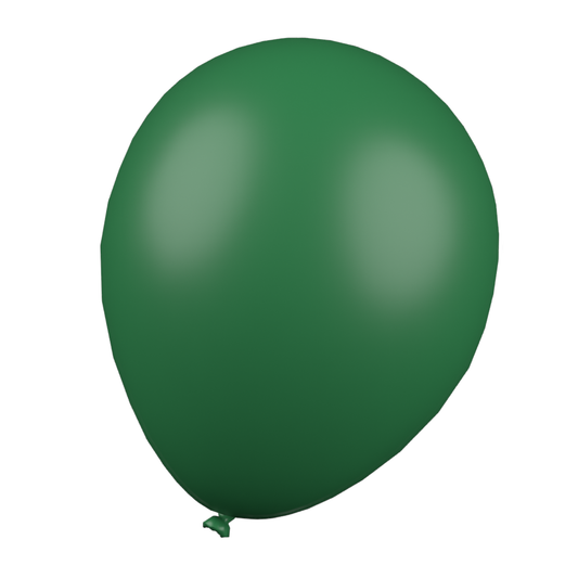 Forest green balloons, multi pack