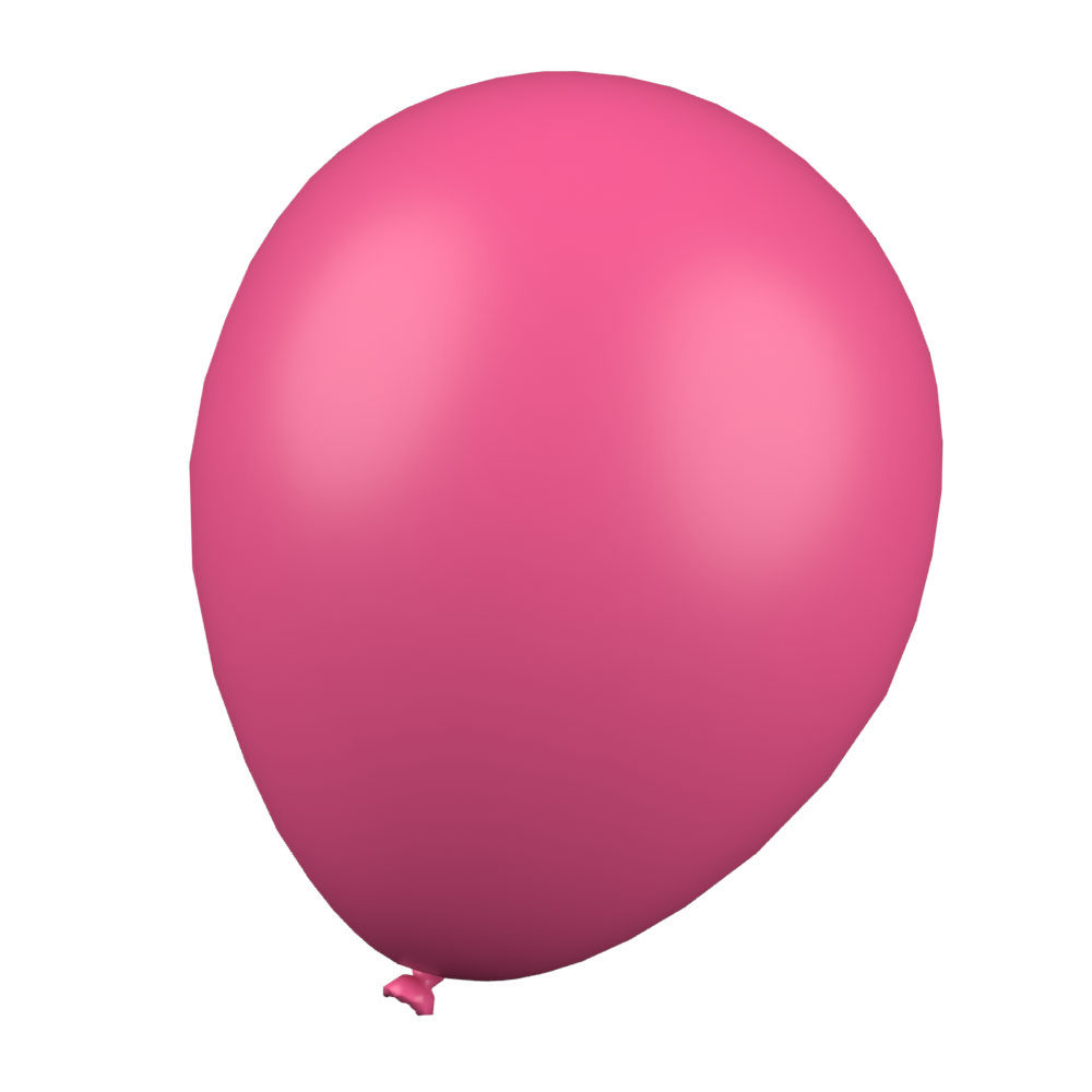 Fuchsia ballonnen, multiverpakking