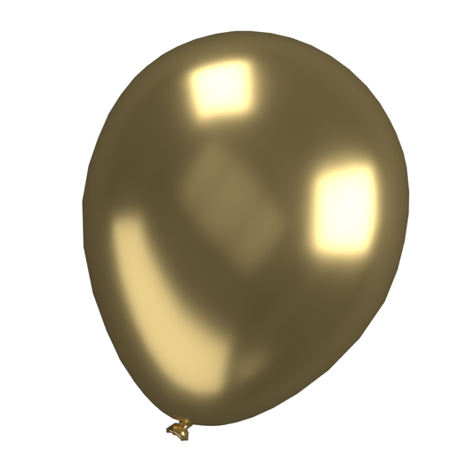 Gold metallic balloons, multi pack