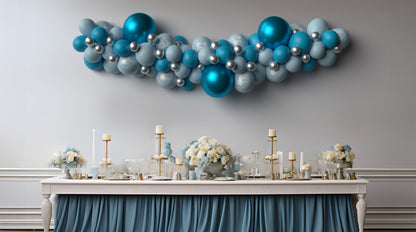 It s a boy Balloon garland