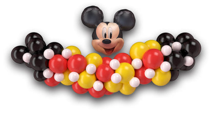 Balloon garland with Mickey Mouse balloon