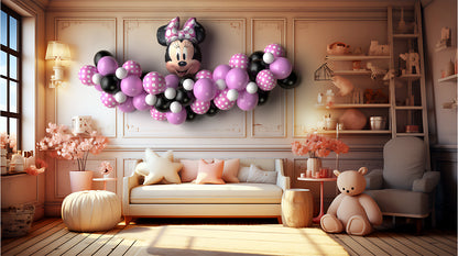 <tc>Ballonslinger met Minnie Mouse ballon</tc>