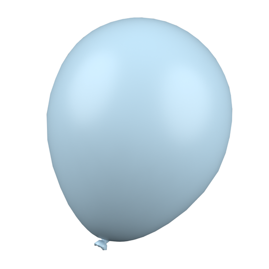 Pastelblauwe ballonnen, multiverpakking