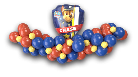 Guirlande de ballons avec Paw Patrol, ballon Chase