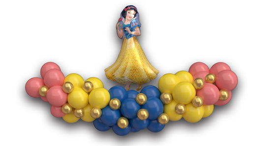 Guirlande de ballons avec ballon Blanche Neige