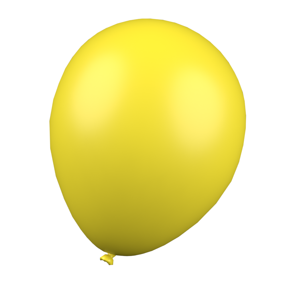 Yellow balloons, multi pack